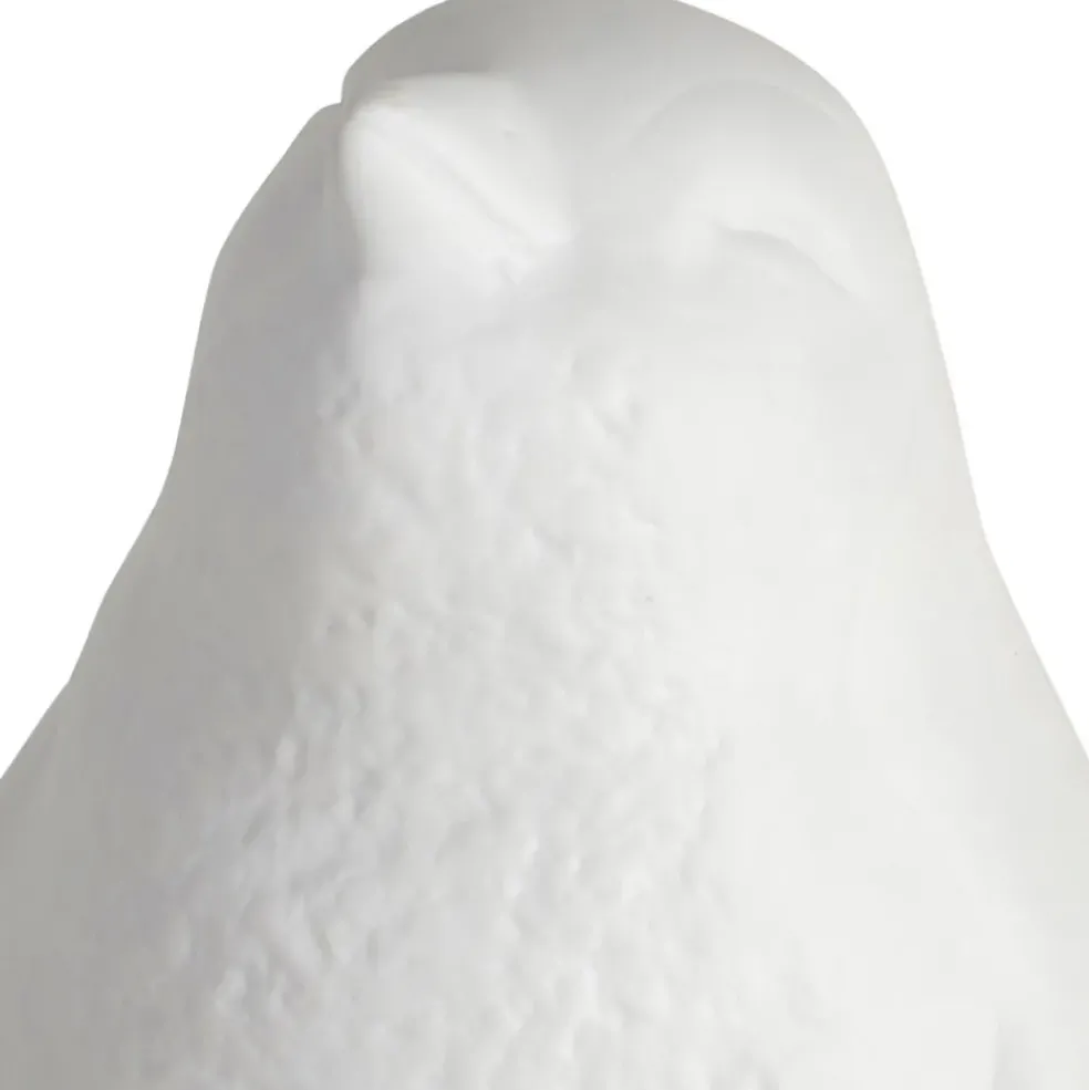 Lampe en porcelaine blanc h25.5cm - Pingouin