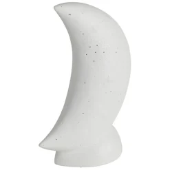 Lampe en porcelaine blanc h26cm - Luna