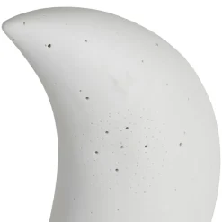Lampe en porcelaine blanc h26cm - Luna