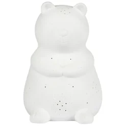 Lampe en porcelaine led blanc - ours