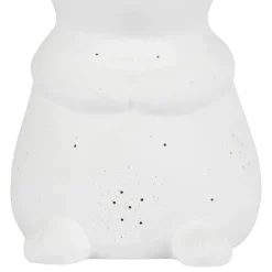 Lampe en porcelaine led blanc - ours