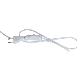 Lampe en terre cuite et lin blanc h50cm - Tahra