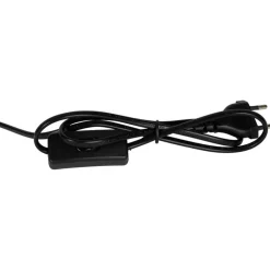 Lampe en terre cuite noir et beige h29cm - Klosen