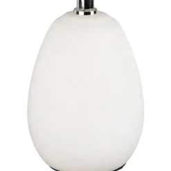 Lampe en terrecuite blanc h33cm - Funny