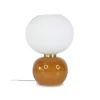 Lampe en verre marron h28cm - Adonis