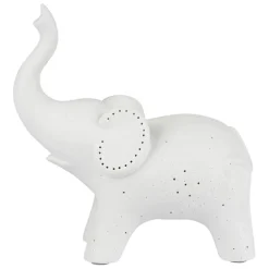 Lampe led elephant blanc