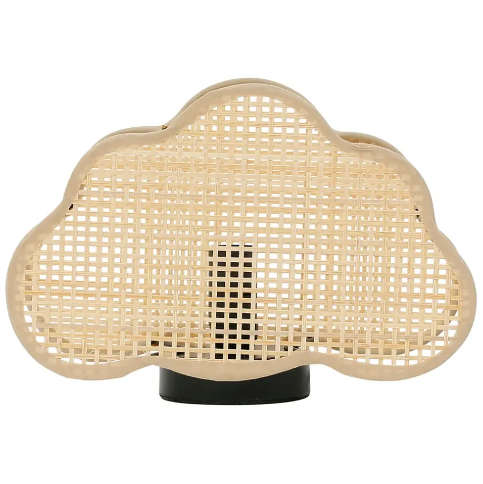 Lampe nuage en bambou et fer h16.5cm - Songes