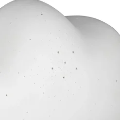 Lampe nuage en porcelaine blanc h17cm - Beezz
