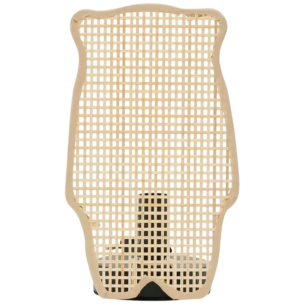 Lampe ours en bambou et fer h24cm - Songes