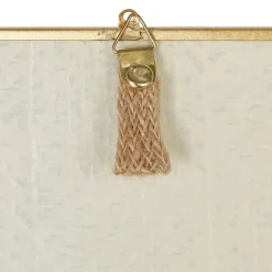 Lot de 2 boites en verre et papier doré - Tulum