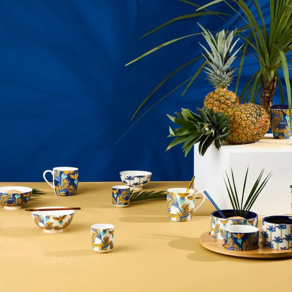 Lot de 4 bols en porcelaine multicolore 30cl - Porcelaine