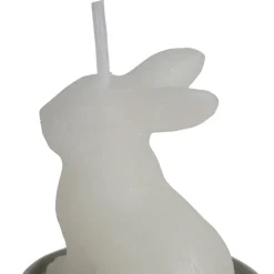 Lot de 6 bougies lapin blanc 2h - Floreal