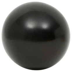 Lot de 6 boules décoratives en résine noir et blanc d10cm - Etnik