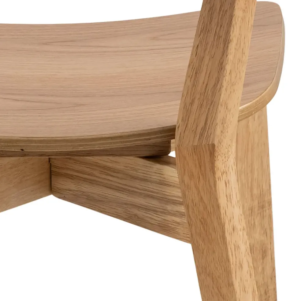 Lot de 2 chaises de salle à manger en chêne - Roxy