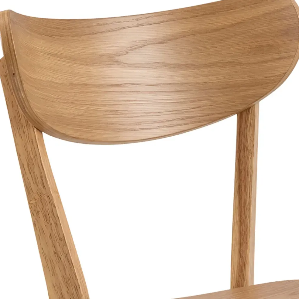 Lot de 2 chaises de salle à manger en chêne - Roxy