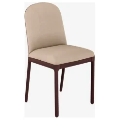 Lot de 2 chaises en tissu grège - Bet