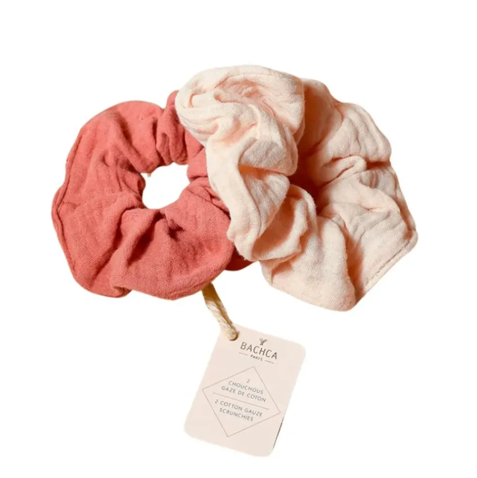 Lot de 2 chouchous gaze de coton