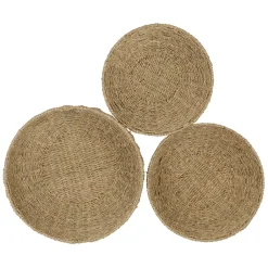 Lot de 3 corbeilles en jonc de mer naturel - Borneo