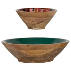 Lot de 2 coupes en manguier vert - Seguia