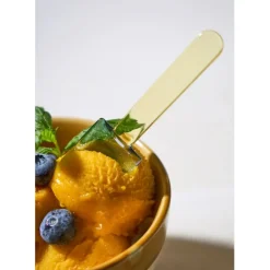 Lot de 6 cuillères à glace en verre borosilicate multicolore - Colorea