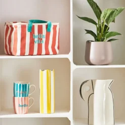 Lot de 2 tasses bleu et corail 35cl - Palma