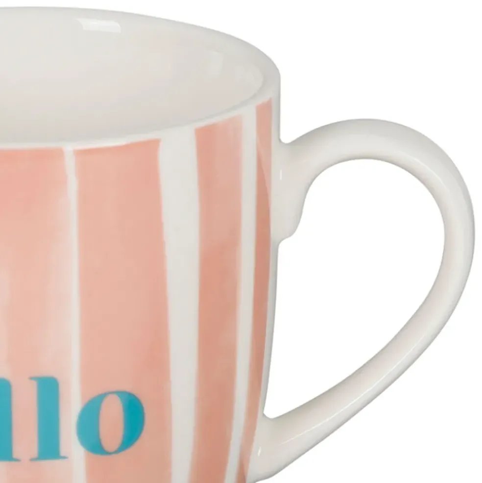 Lot de 2 tasses bleu et corail 35cl - Palma