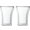 Lot de 2 tasses double paroi 25cl - assam
