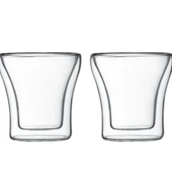 Lot de 2 tasses double paroi 10cl - assam