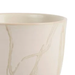 Lot de 4 tasses en grès nude mat - terre boheme