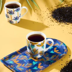 Lot de 4 tasses en porcelaine multicolore 35cl - Mocoa