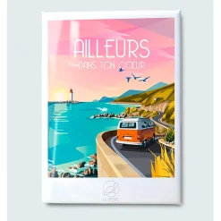 Magnet ailleurs 6.5x9cm