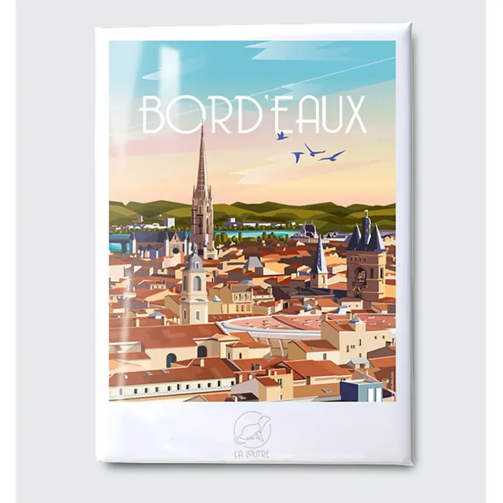Magnet ville Bordeaux 2 6.5x9cm