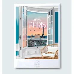 Magnet ville Paris 6.5x9cm