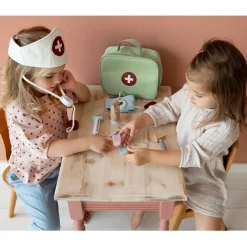 Mallette de docteur pour enfant 15 jouets - new