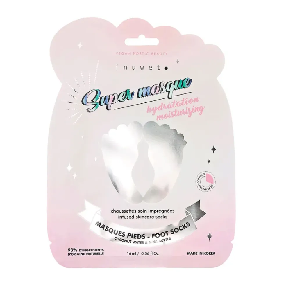 Masque pieds chaussettes hydratantes
