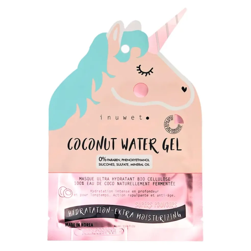 Masque visage licorne hydratant en bio cellulose