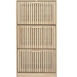 Meuble à chaussures 3 portes H113cm - Kara