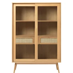 Meuble haut en placage chêne naturel h160cm - barrali