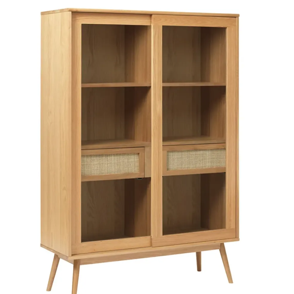 Meuble haut en placage chêne naturel h160cm - barrali