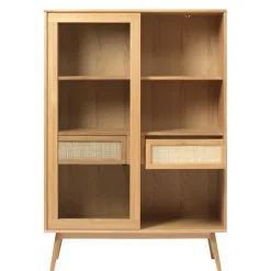 Meuble haut en placage chêne naturel h160cm - barrali