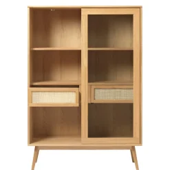 Meuble haut en placage chêne naturel h160cm - barrali