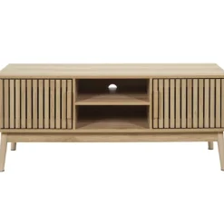 Meuble tv en bois naturel 117x48cm - kara