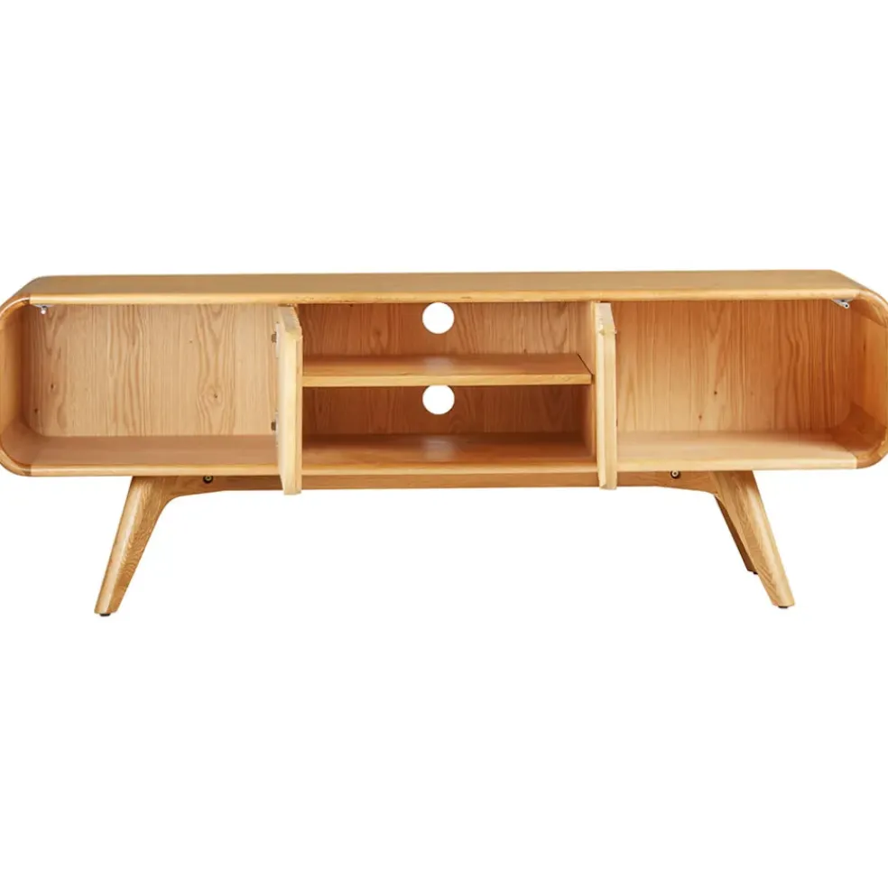 Meuble TV en chêne naturel L165cm - Sublime
