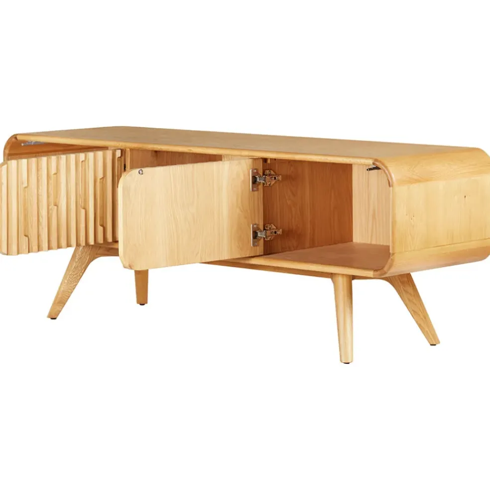 Meuble TV en chêne naturel L165cm - Sublime