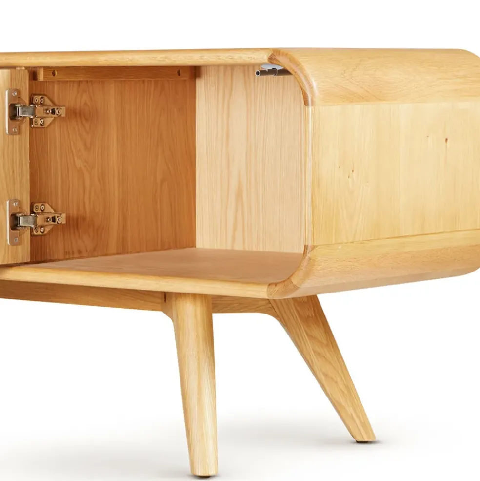 Meuble TV en chêne naturel L165cm - Sublime