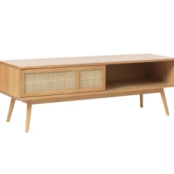 Meuble TV en plaquage chêne nature l150cm - barrali
