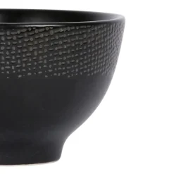 Mini bol en grès noir d9.5cm - vesuvio