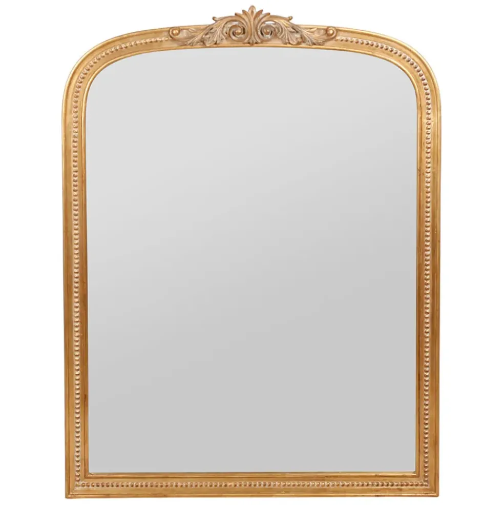 Miroir arrondie doré 81x107cm - sonate
