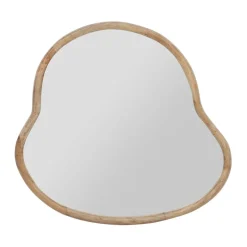 Miroir asymetrique en manguier 66x62cm - Hervea