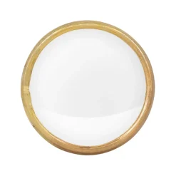 Miroir convexe en laiton doré d11.5cm - edman
